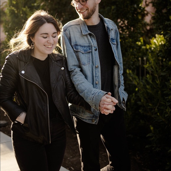 COPY - Madewell “Washed Leather Motorcycle Jacket… - Picture 4 of 5